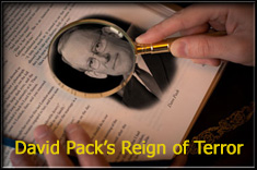 David Pack�s Reign of Terror